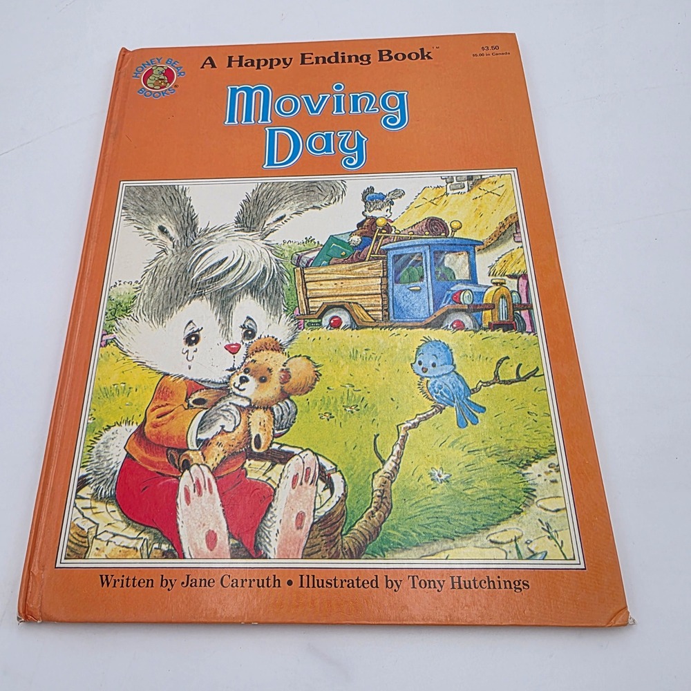 Moving Day A Happy Ending Book Honey Bear Books 1985 Jane Carruth Tony Hutchings